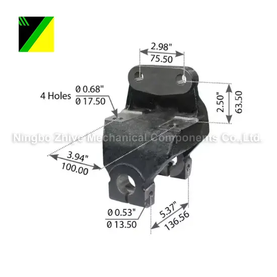 Frente de suspensión de fundición a la cera perdida de espuma de hierro dúctil